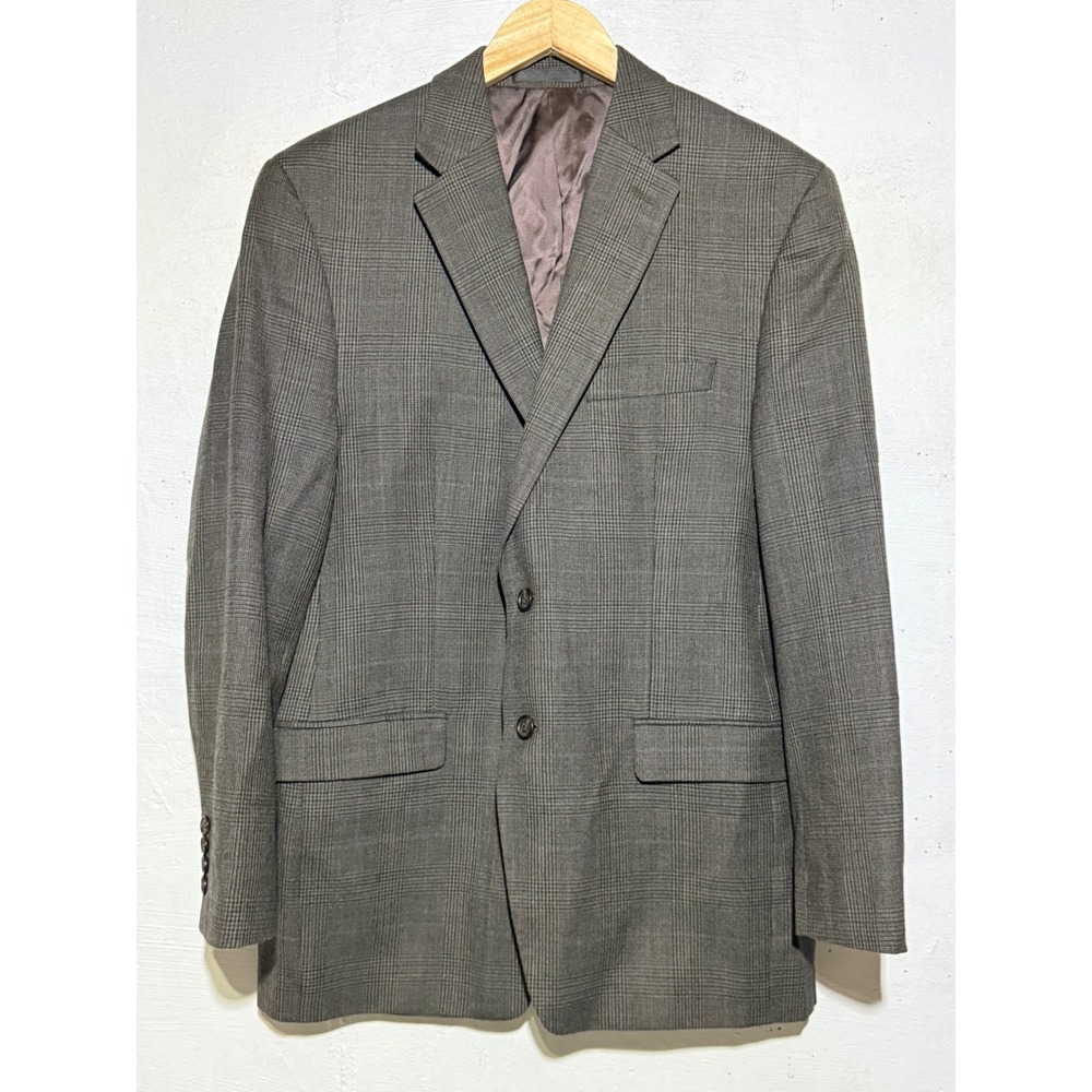 Lauren Ralph Lauren Mens NWOT 40R Gray Glen Plaid 100% Wool Sport Coat Blazer